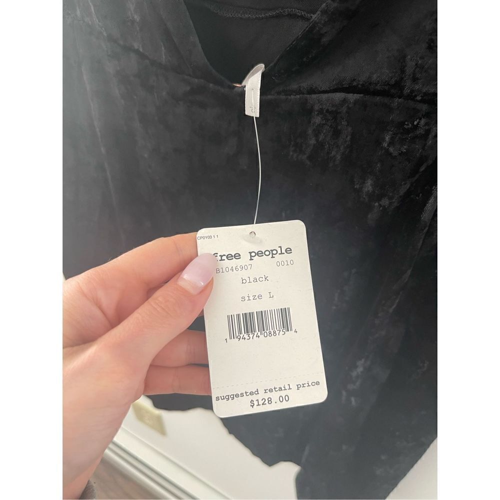 Free People Velvet Dress Size L - Picture 6 of 8